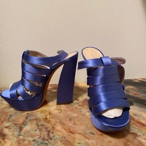 Casadei Blue Heels